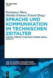 Cover von Sprache und Kommunikation im technischen Zeitalter
