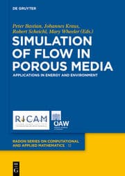 Cover von Simulation of Flow in Porous Media
