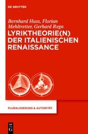 Cover von Lyriktheorie(n) der italienischen Renaissance