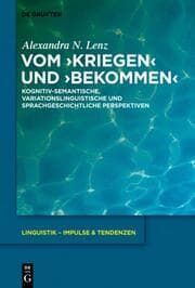 Cover von Vom kriegen und bekommen