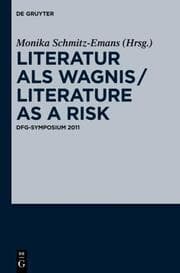 Cover von Literatur als Wagnis/Literature as a Risk