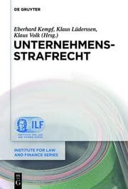Cover von Unternehmensstrafrecht