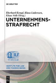 Cover von Unternehmensstrafrecht