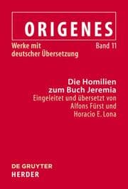 Cover von Die Homilien zum Buch Jeremia