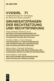 Cover von Grundsatzfragen der Rechtsetzung und Rechtsfindung