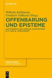 Cover von Offenbarung und Episteme