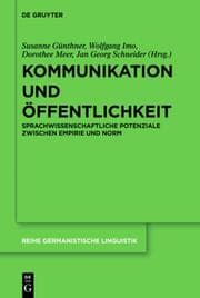 Cover von Kommunikation und Öffentlichkeit