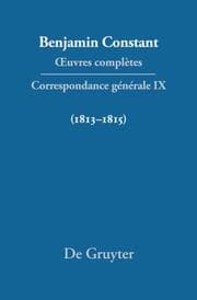 Cover von Correspondance générale 1813-1815