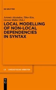 Cover von Local Modelling of Non-Local Dependencies in Syntax