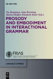Cover von Prosody and Embodiment in Interactional Grammar