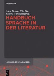 Cover von Handbuch Sprache in der Literatur