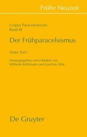 Cover von Der Frühparacelsismus / Teil 3	