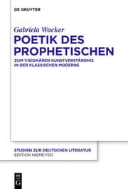 Cover von Poetik des Prophetischen