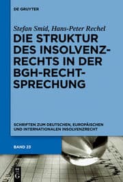 Cover von Die Struktur des Insolvenzrechts in der BGH-Rechtsprechung