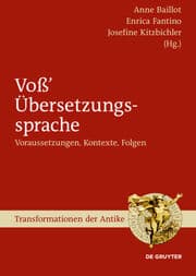 Cover von Voß Übersetzungssprache
