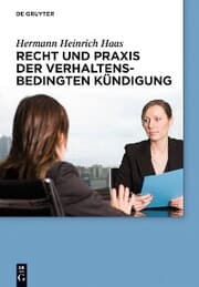 Cover von Recht und Praxis der verhaltensbedingten Kündigung