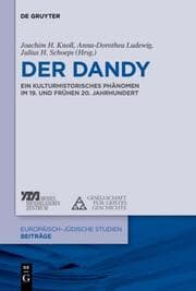 Cover von Der Dandy als kulturhistorisches Phänomen