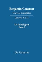 Cover von De la Religion