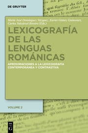 Cover von Lexicografía de las lenguas románicas