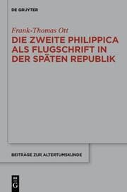 Cover von Die zweite Philippica Rede als Flugschrift in der späten Republik