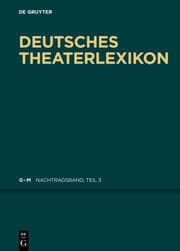 Cover von Deutsches Theaterlexikon K-L