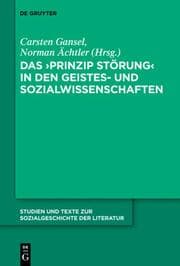 Cover von Das 'Prinzip Störung' in den Geistes- und Sozialwissenschaften