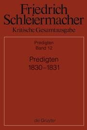 Cover von Predigten 1830-1831