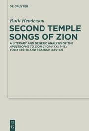 Cover von Second Temple Songs of Zion