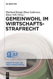 Cover von Gemeinwohl im Wirtschaftsstrafrecht
