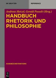 Cover von Handbuch Rhetorik und Philosophie