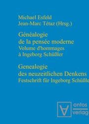 Cover von Genealogie des neuzeitlichen Denkens / Généalogie de la pensée moderne