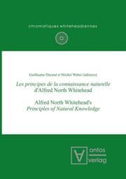 Cover von Les principes de la connaissance naturelle d'Alfred North Whitehead