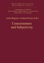 Cover von Consciousness and Subjectivity