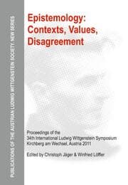 Cover von Epistemology: Contexts, Values, Disagreement