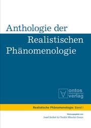 Cover von Anthologie der realistischen Phänomenologie