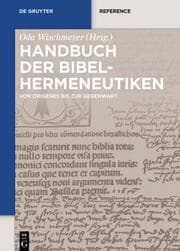 Cover von Handbuch der Bibelhermeneutiken
