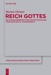 Cover von Das 'Reich Gottes' in der protestantischen Theologie des 19.Jahrhunderts