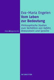 Cover von Vom Leben zur Bedeutung