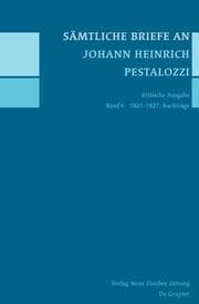 Cover von Sämtliche Briefe an Johann Heinrich Pestalozzi 6