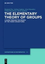 Cover von The Elementary Theory of Groups