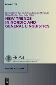 Cover von New Trends in Nordic and General Linguistics