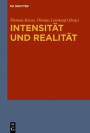 Cover von Intensität und Realität