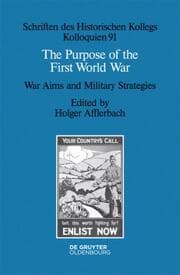 Cover von The Purpose of the First World War