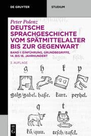 Cover von Einführung, Grundbegriffe, 14. bis 16. Jahrhundert