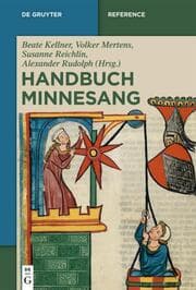 Cover von Handbuch Minnesang