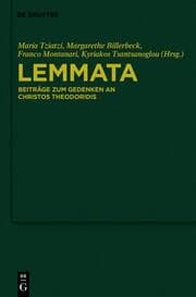 Cover von Lemmata