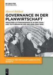 Cover von Governance in der Planwirtschaft