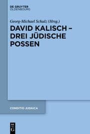 Cover von David Kalisch - drei jüdische Possen