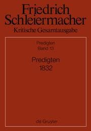 Cover von Predigten 1832