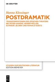 Cover von Postdramatik